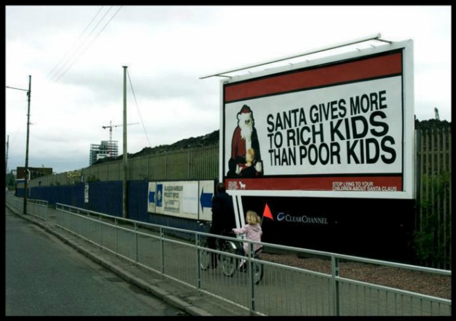 Santa Gives More To Rich Kids Than Poor Kids