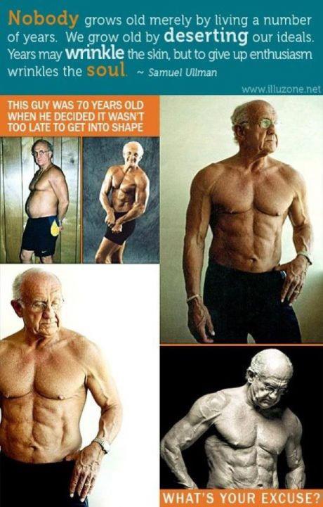 Old body builder