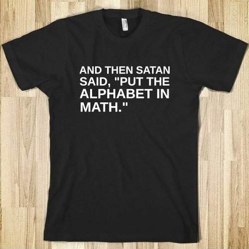 And then Satan said, 