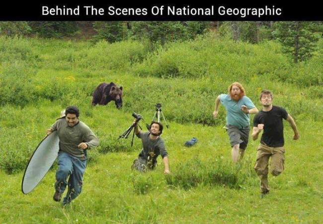 Behind the scenes of the National Geographic