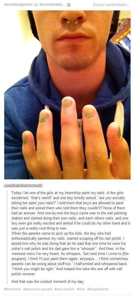 Boys And Nail Polish - It's not forbidden!