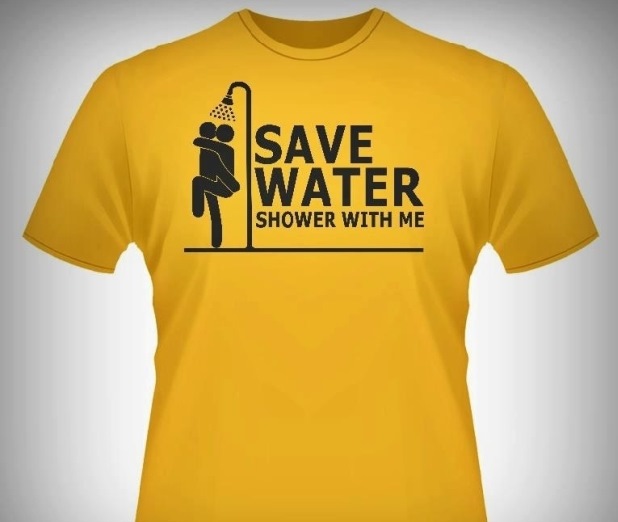 Save Water Shower With Me T-shirt