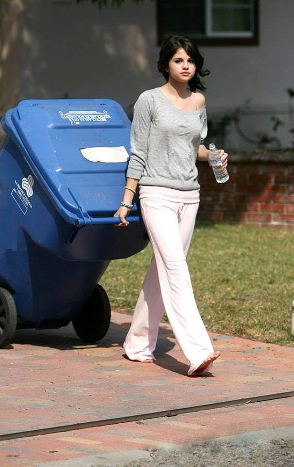 Selena Gomez taking her music for a walk