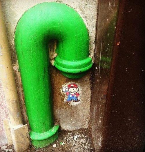 Super Mario Street Art 