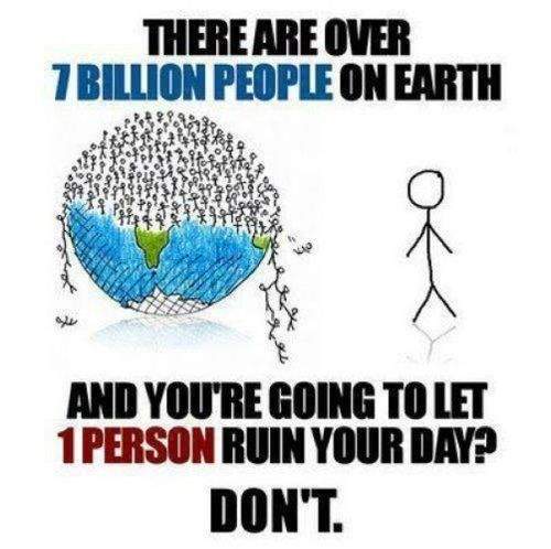 There are over 7 billion people on Earth.