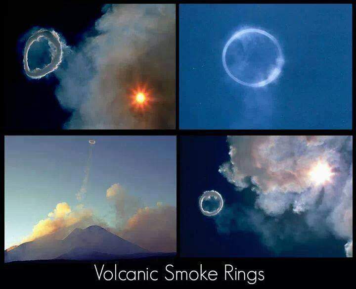 Volcanic Smoke Rings