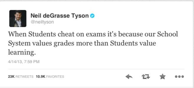 Why students cheat on exams?