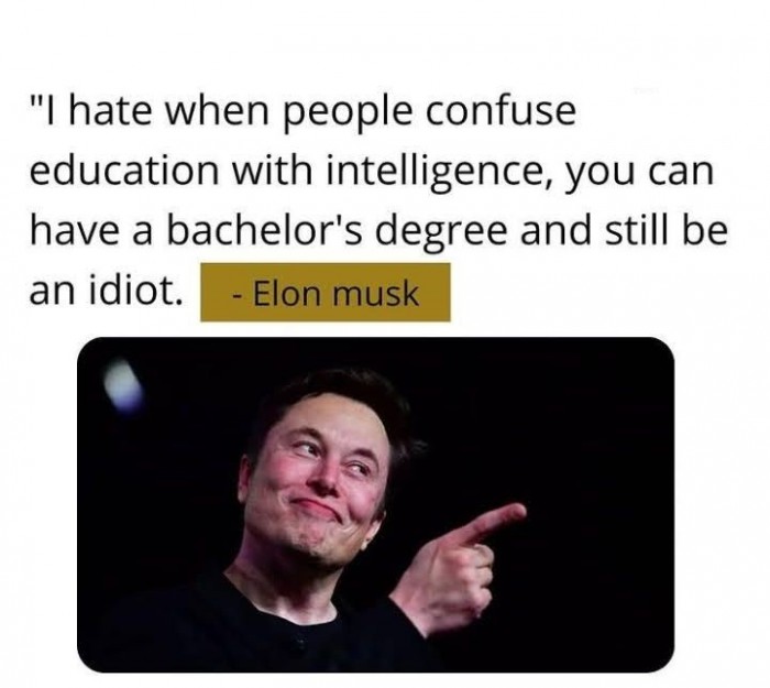 Education vs. Intelligence