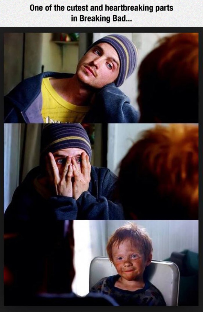 One of the cutest and heartbreaking parts in Breaking Bad