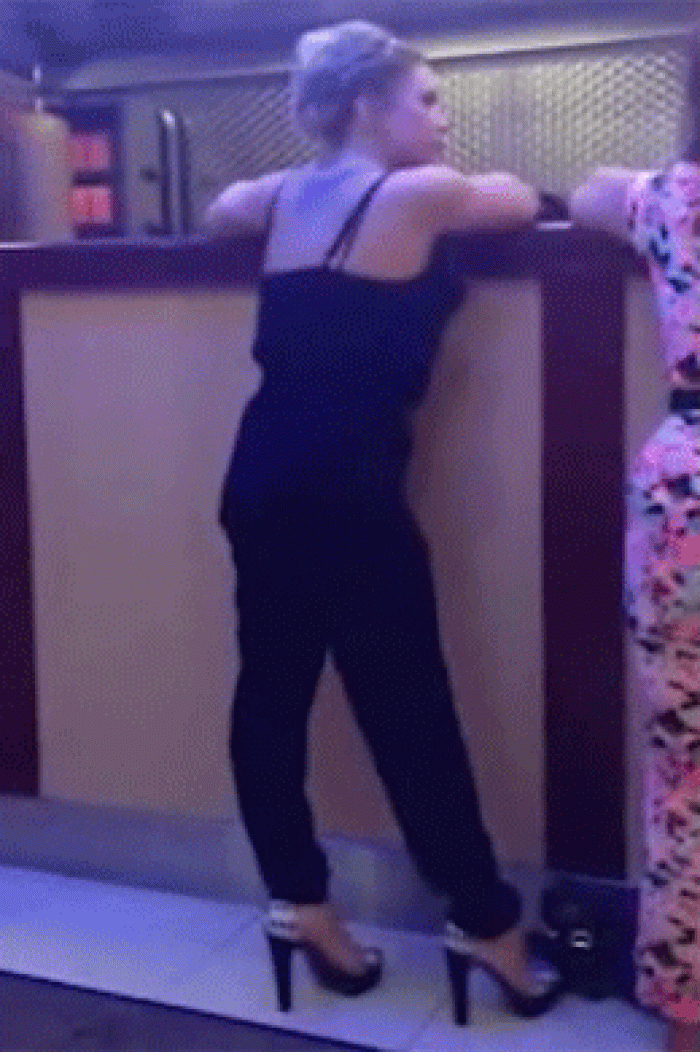 High heels out of control GIF