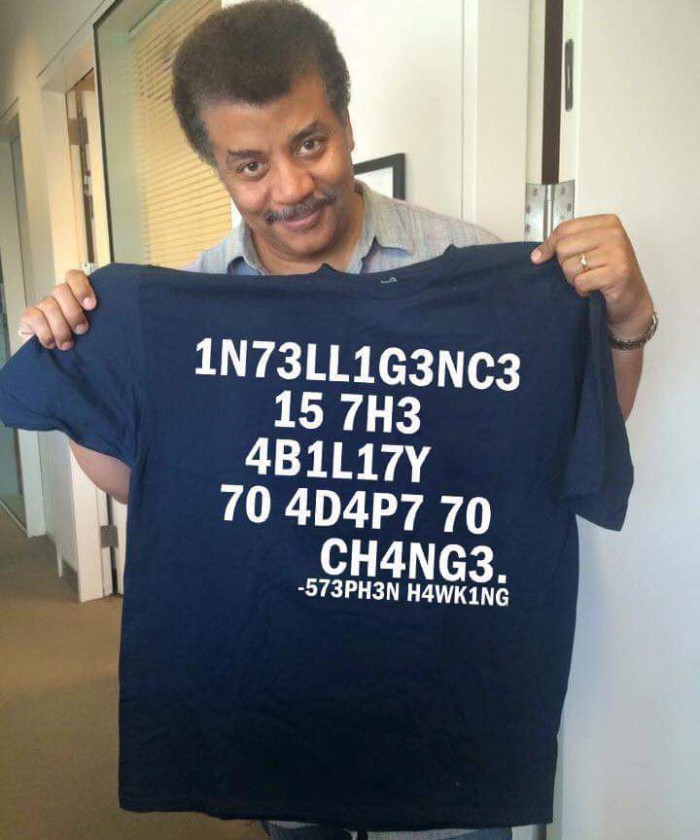 Neil deGrasse Tyson Got a T-shirt