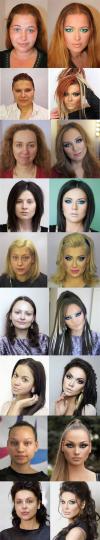 Makeup transformation