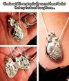 Anatomically correct heart locket.