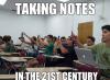 Taking notes in the 21st century