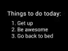 Things to do today