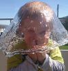 Waterballoon burst on kid !