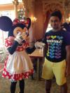 Wearing the wrong t-shirt at Disneyland