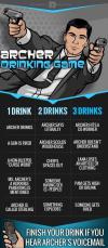 Archer drinking game