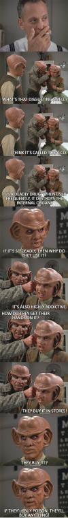 Ferengi view of tobacco problem...