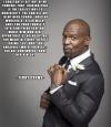 Comfort zone! Terry Crews